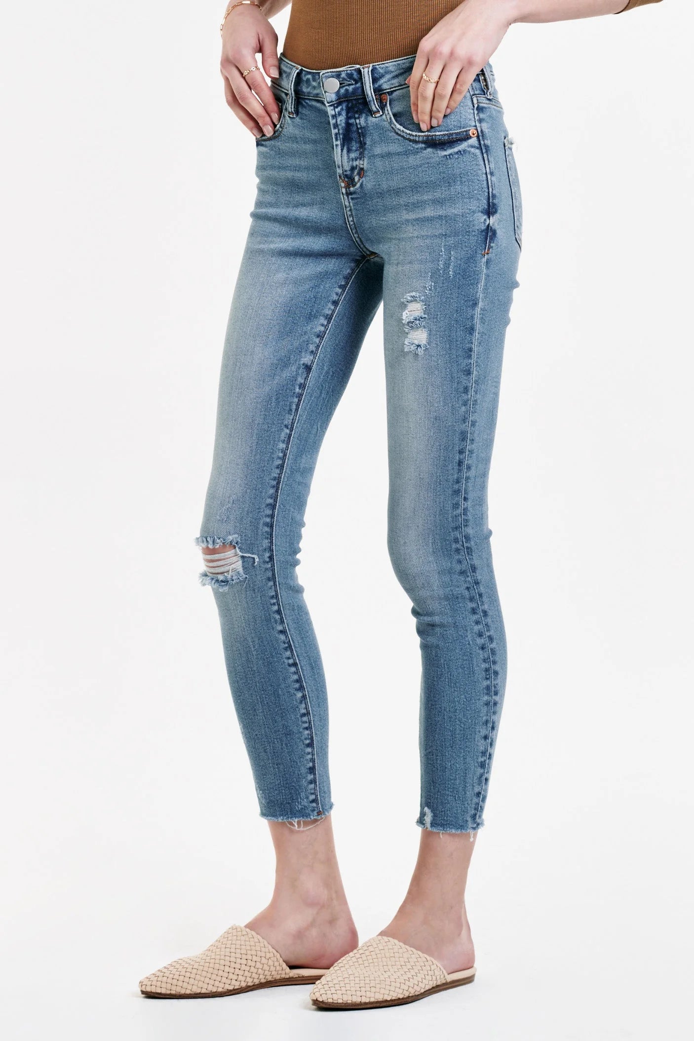 GISELE HIGH RISE SKINNY JEANS By Dear John