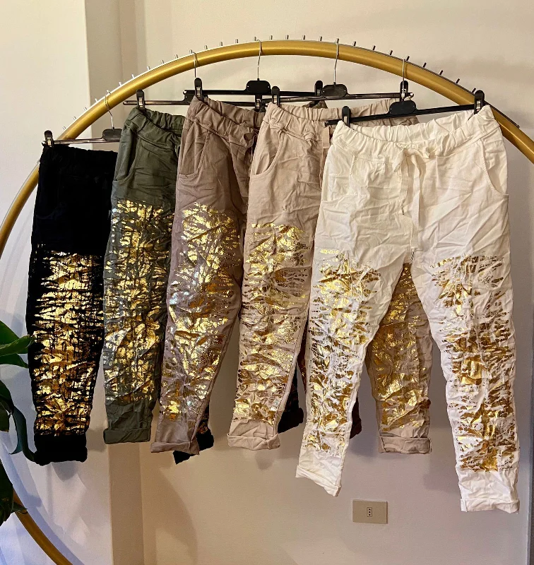 The Gold Design Joggers