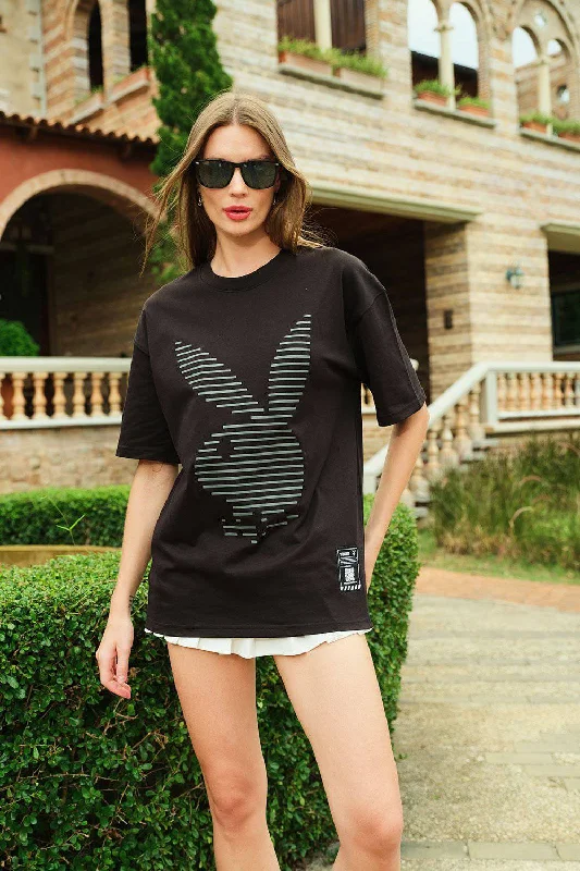 PlayBoy HD Print Oversized T-shirt