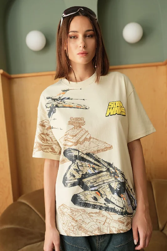 Star War Spacecraft Oversized T-shirt