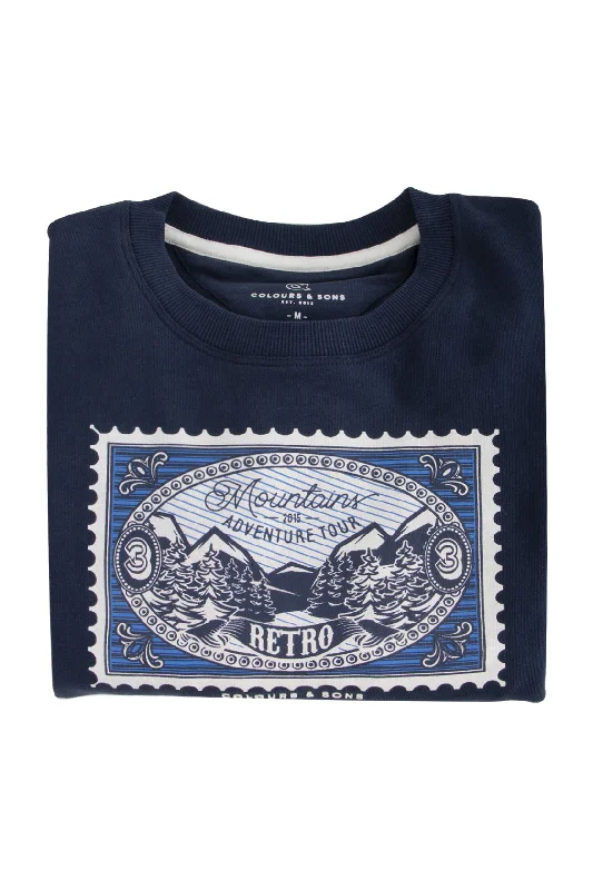 Colours & Sons Crew Sweater Navy