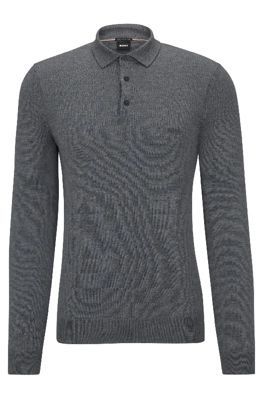 Hugo Boss Bono-L Knitted Sweater Med. Grey