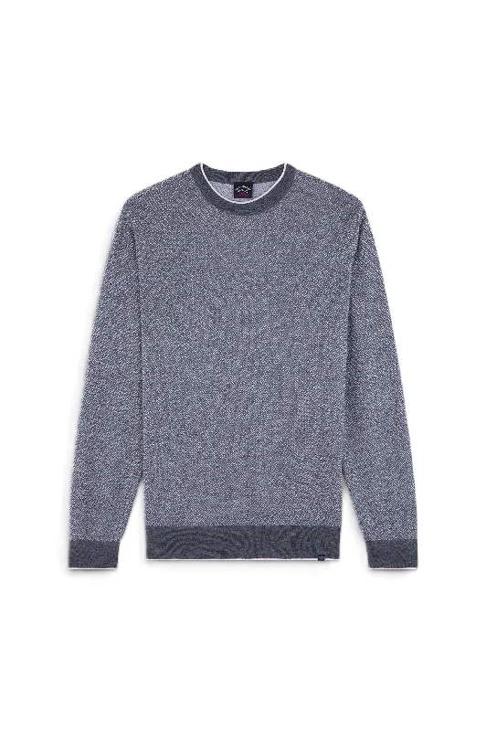 Paul & Shark Beaufront Wool Crew Neck Grey