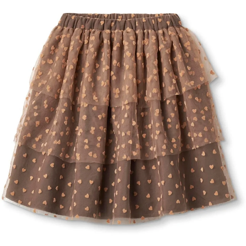 Fliink Humus/Carafe Tulle Heart Skirt