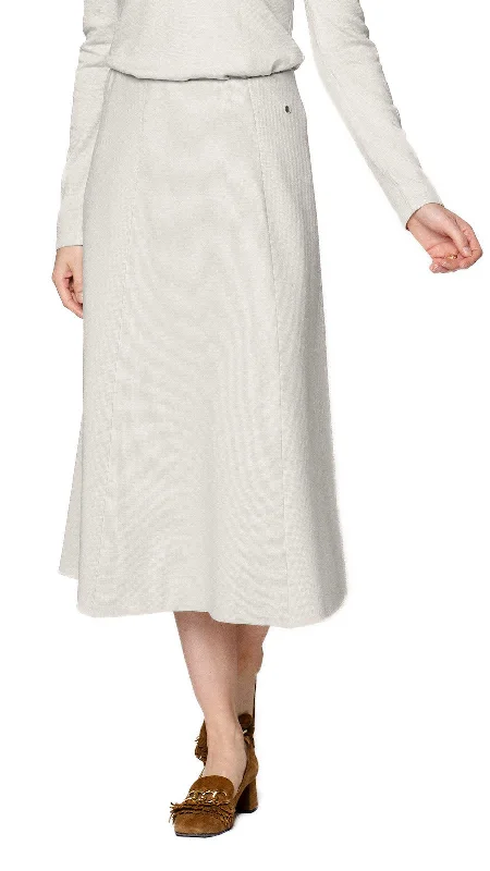 Lydia A-Line Midi Skirt; Mist