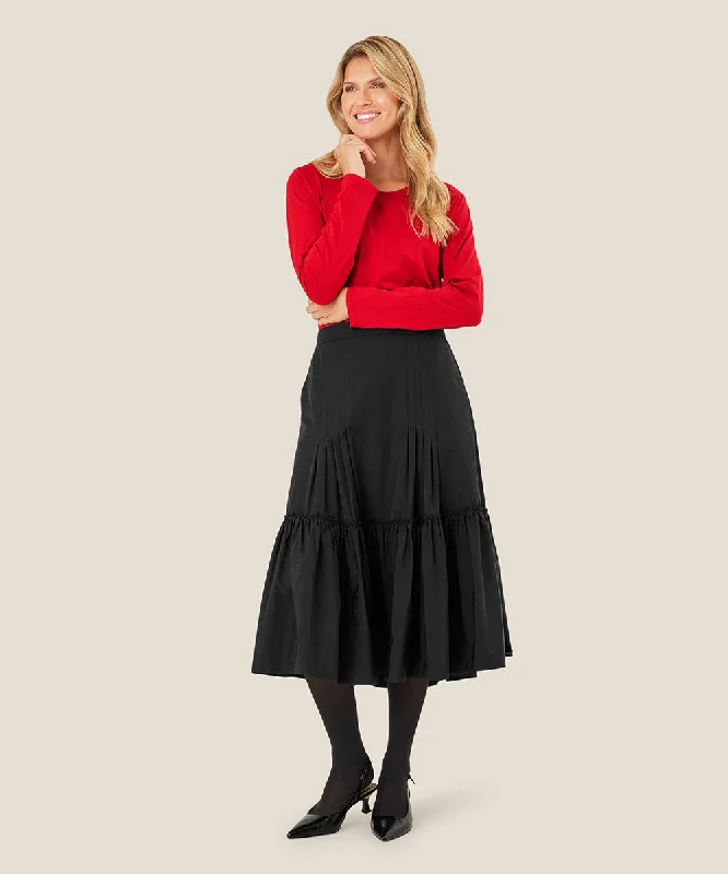 Sibylla Ruffle Midi Skirt