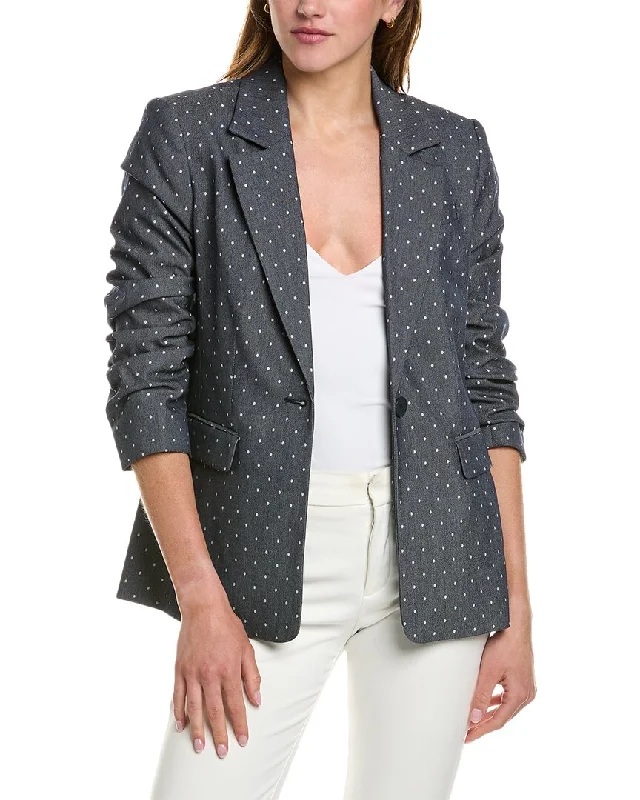 Elie Tahari Ruched Blazer