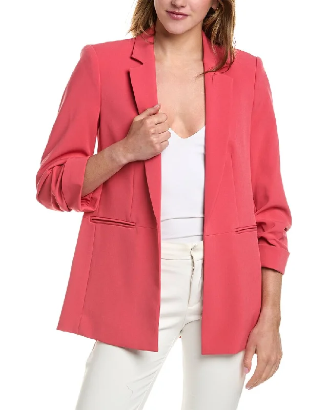 Elie Tahari Scrunch Sleeve Blazer