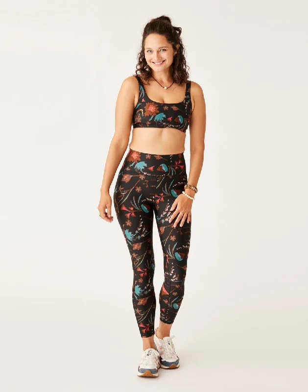 Saluda Compression Tight: Scattered Floral