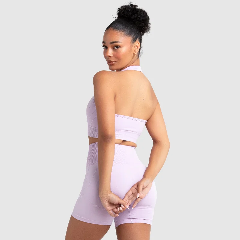 Hyperflex 2 Halter Neck Crop - Lilac