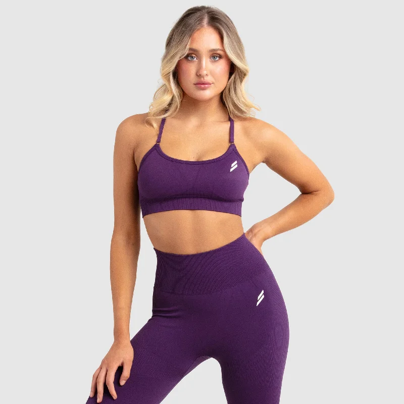 Impact Seamless Crop - Plum