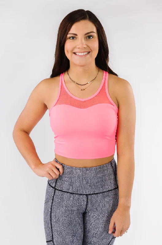 Sweetheart Crop Top in Pink (Final Few)